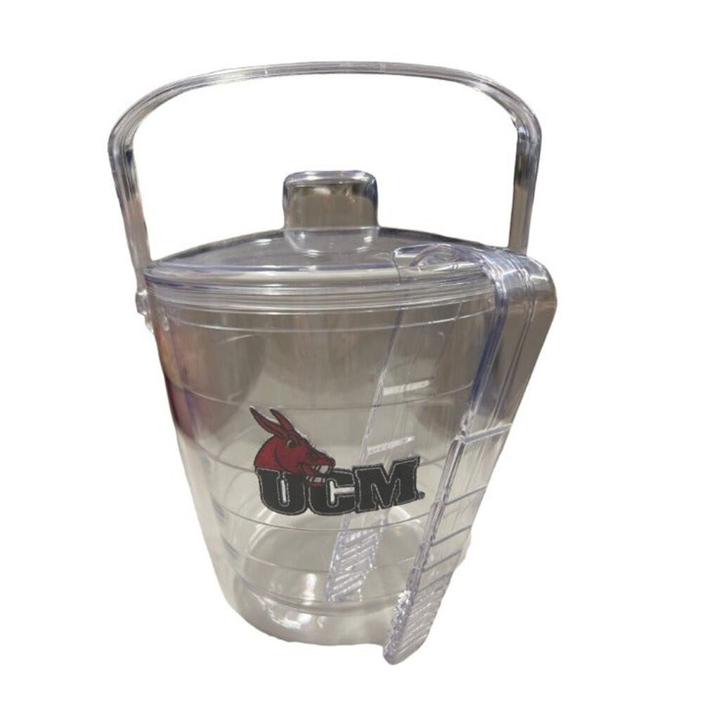 Tervis Sports University of Central Missouri Clear Lidded Ice Bucket with Tongs